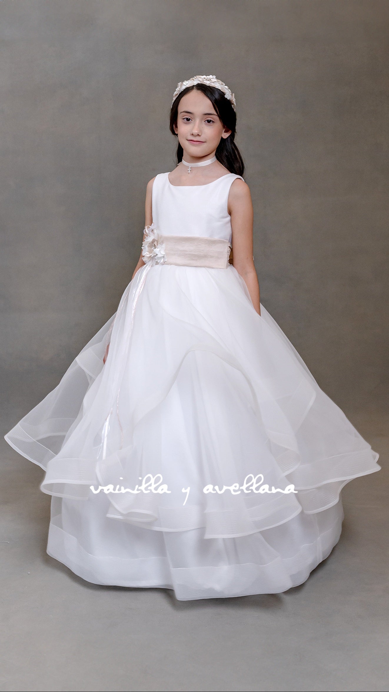 Bautizo Vestido Primera Comunion Nia Corto Vestido Comunion