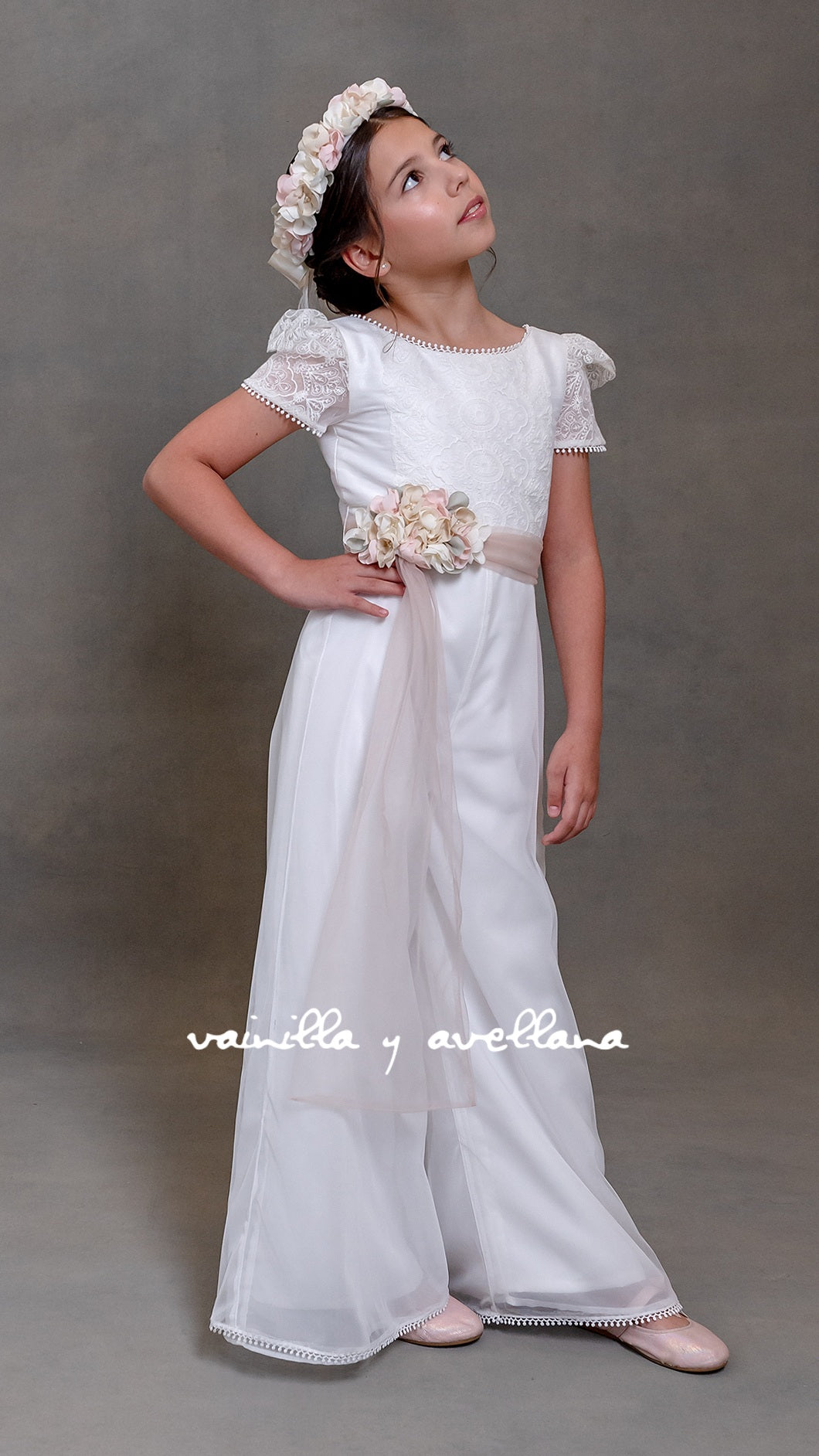 Vestido Comunión 2 en 1 Begonia
