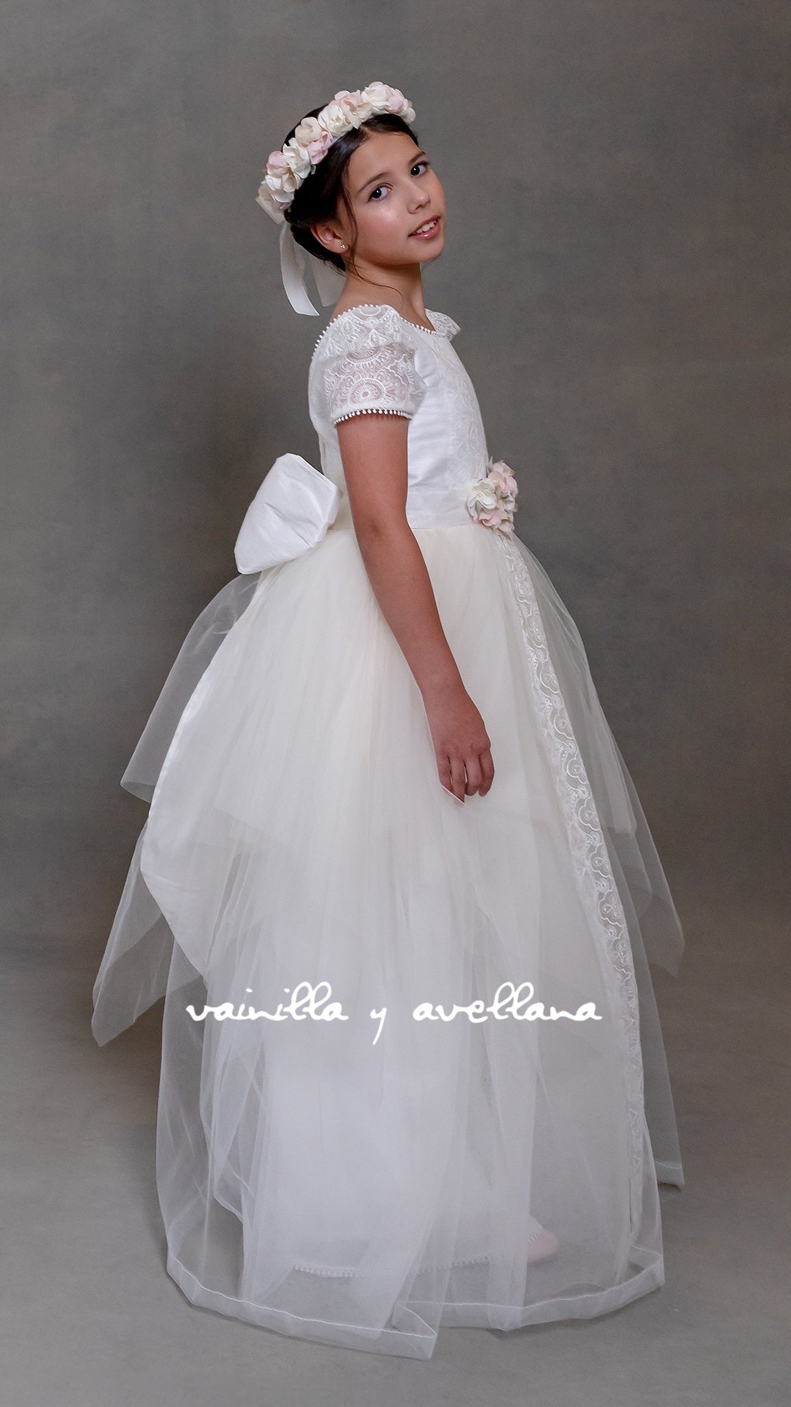 Vestido Comunión 2 en 1 Begonia
