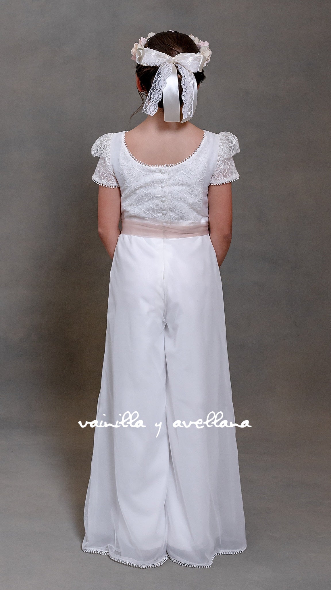 Vestido Comunión 2 en 1 Begonia