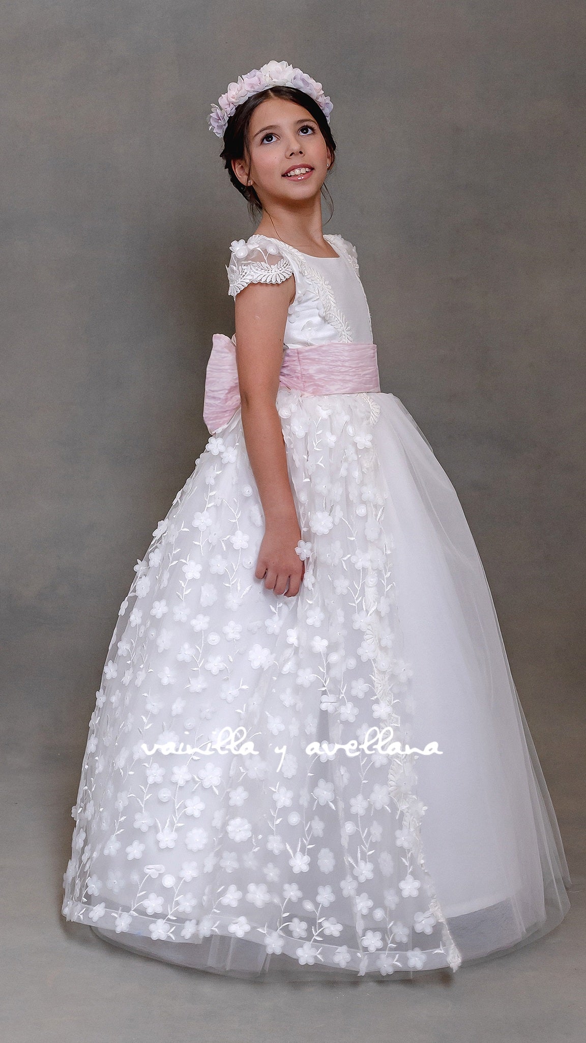 Vestido Comunion Fronda