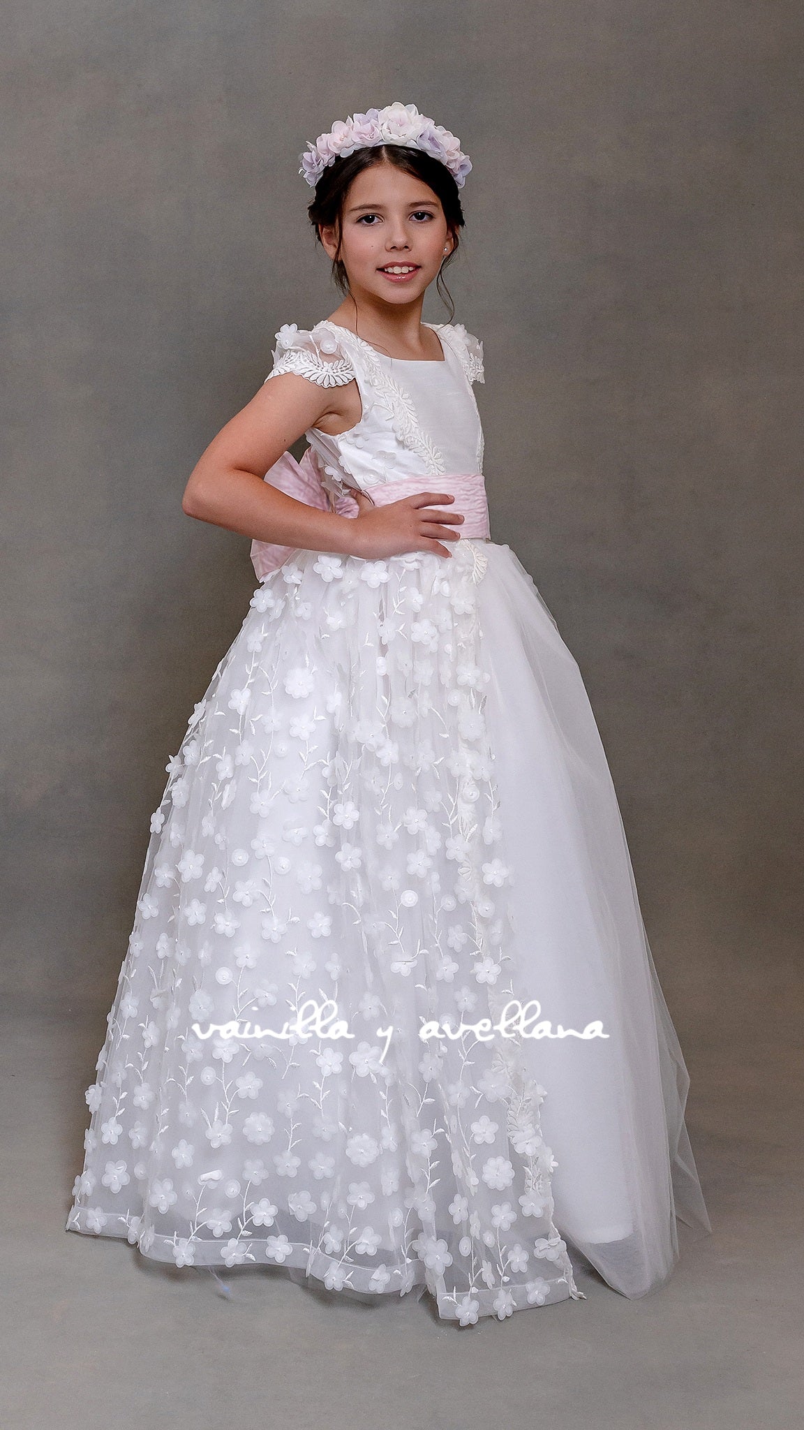 Vestido Comunion Fronda