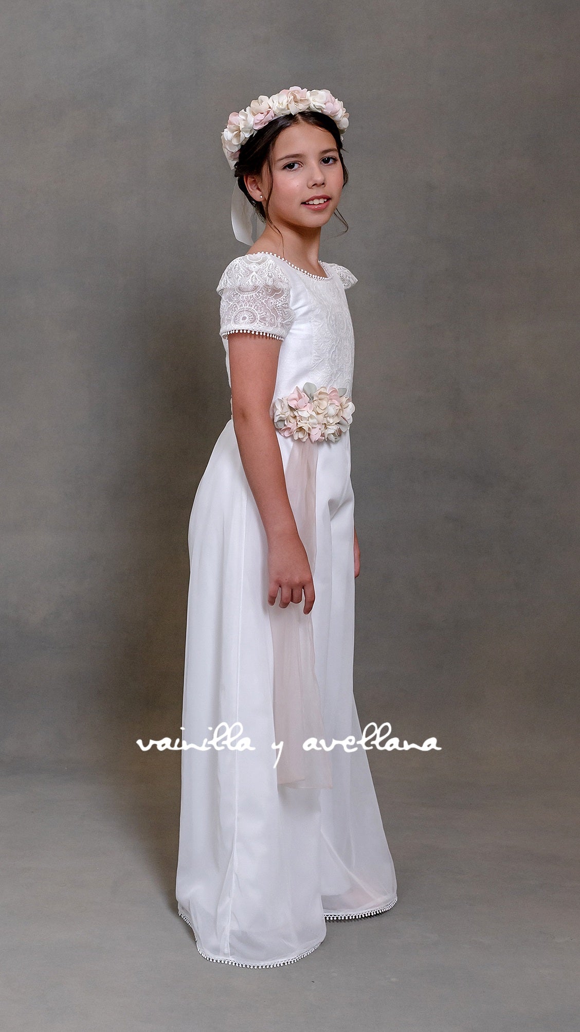 Vestido Comunión 2 en 1 Begonia