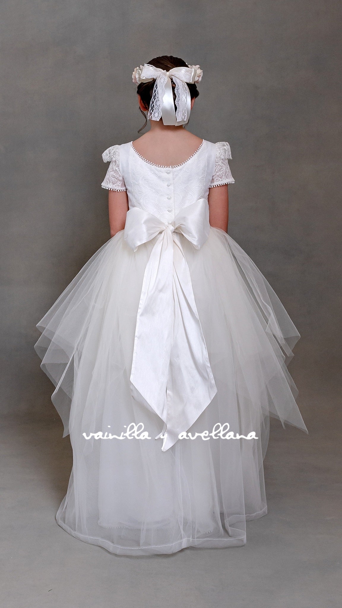 Vestido Comunión 2 en 1 Begonia