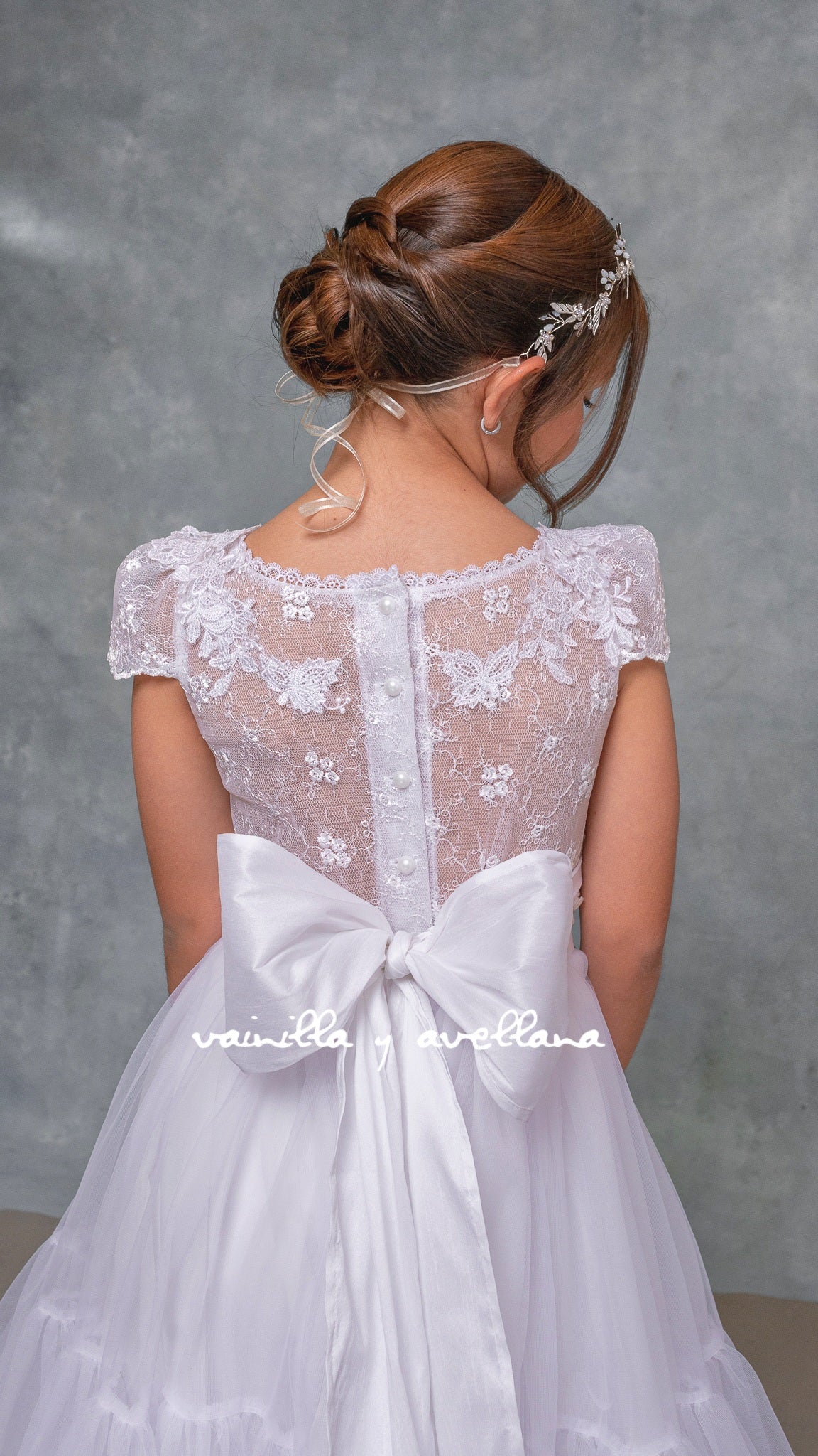 Vestido Comunión 2 en 1 Clara-2