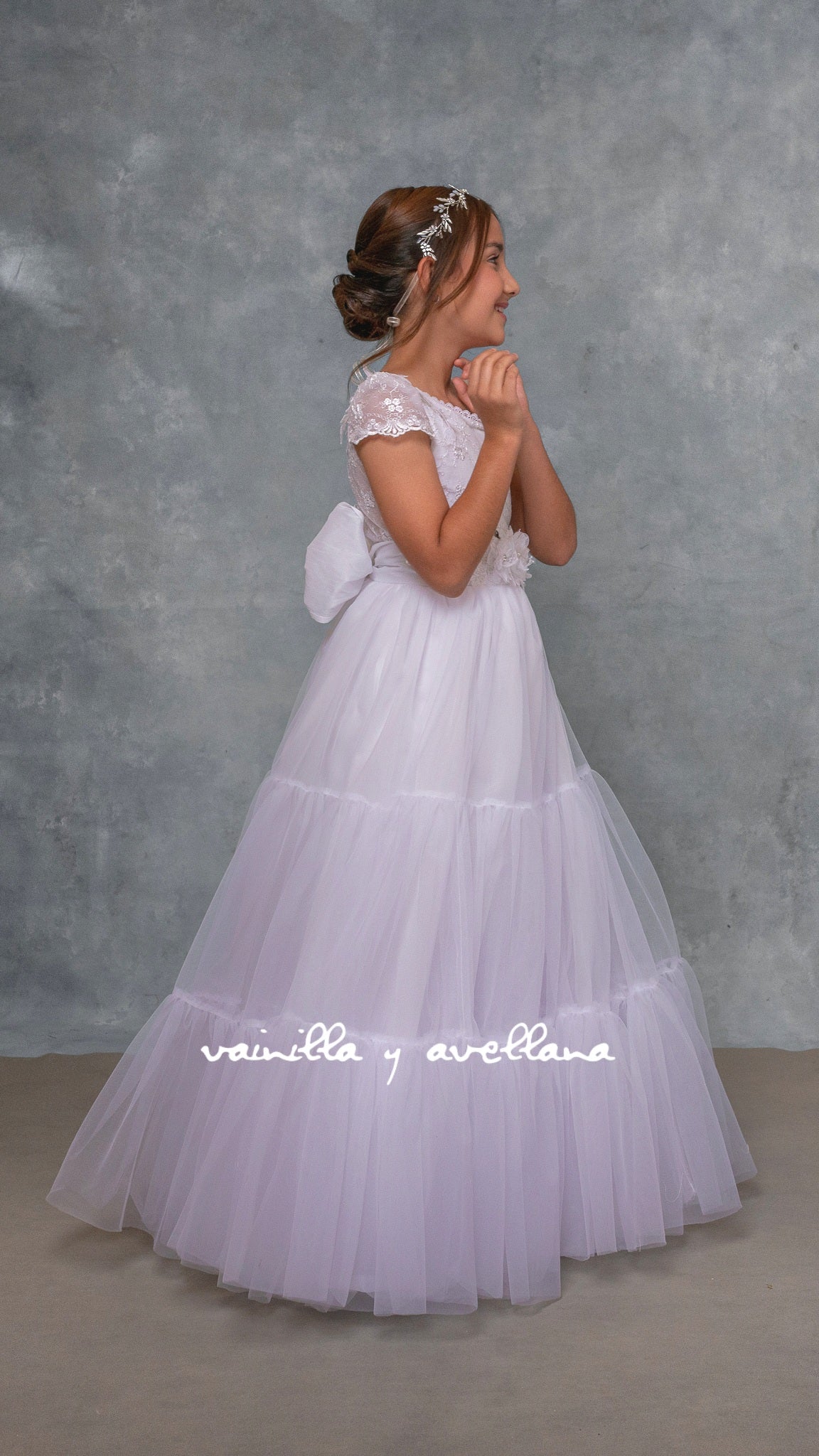 Vestido Comunión 2 en 1 Clara-2