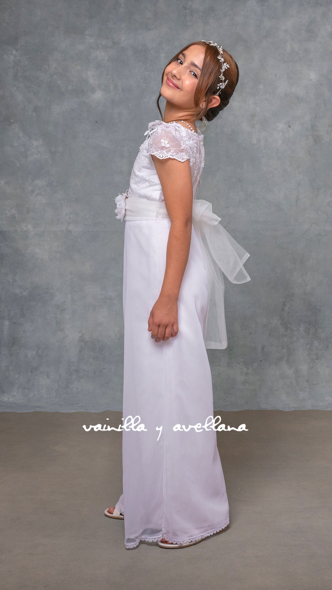 Vestido Comunión 2 en 1 Clara-2