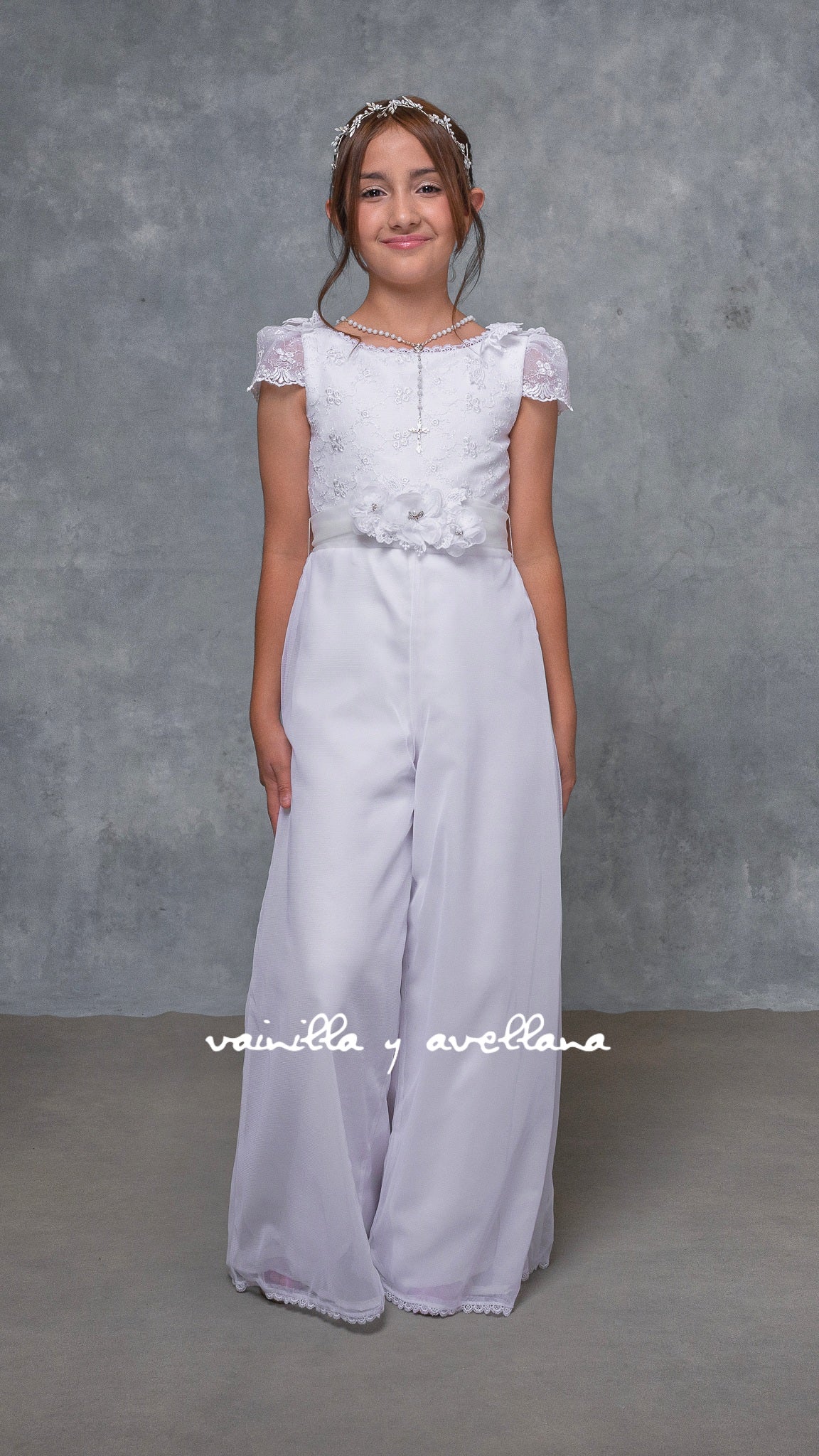 Vestido Comunión 2 en 1 Clara-2