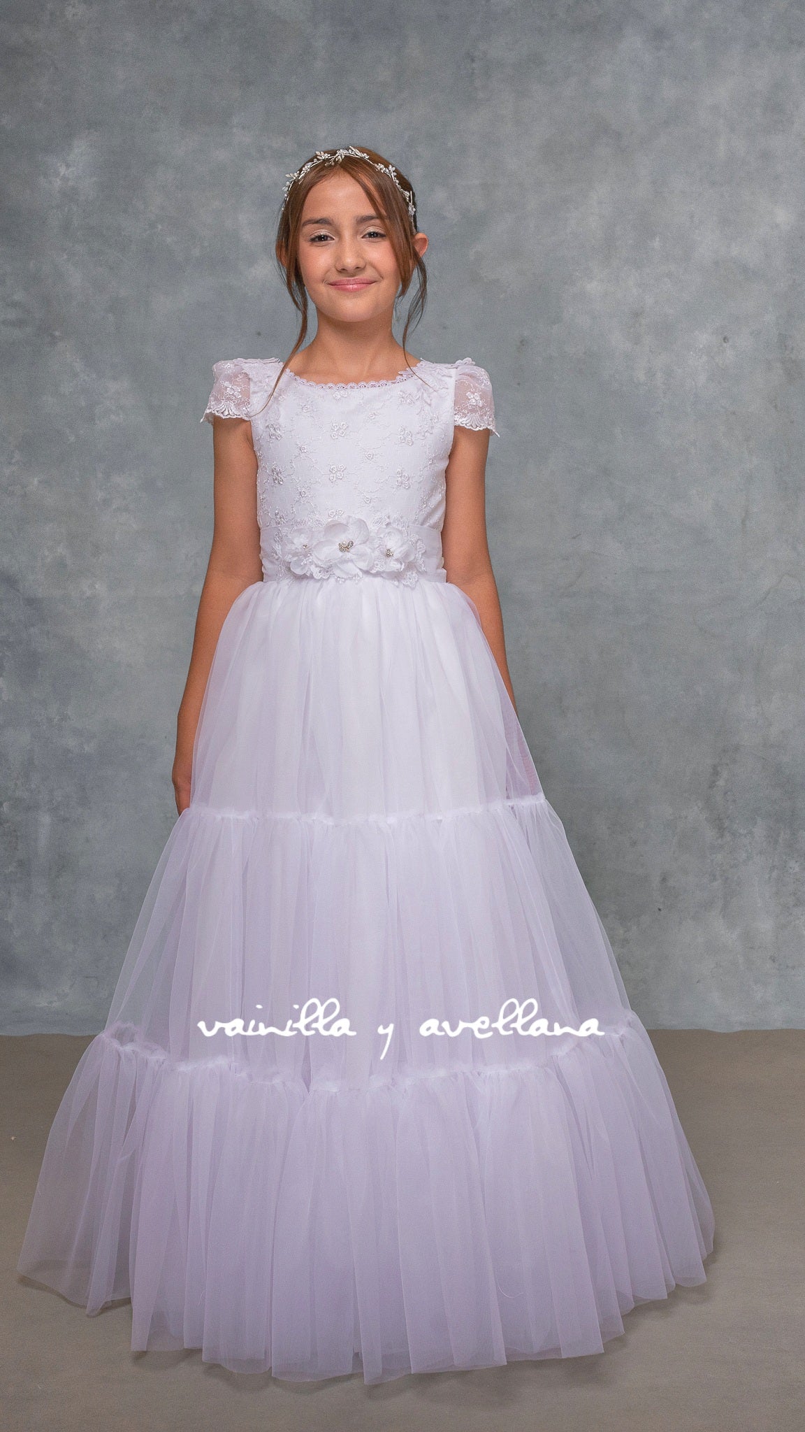 Vestido Comunión 2 en 1 Clara-2